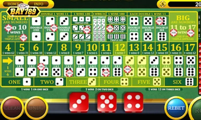 Sicbo được phát triển phiên bản online tại nhà cái Bay789